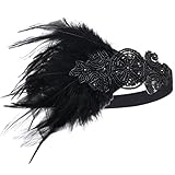 BABEYOND 1920s Stirnband Damen Gatsby Kostüm Accessoires 21er Jahre...
