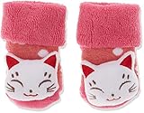 Sterntaler Baby-Mädchen Rasselsöckchen Katze Socken, Beerenrot Mel,...