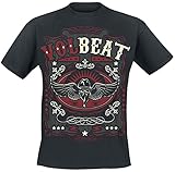 Volbeat Western Wings Black Männer T-Shirt schwarz M 100% Baumwolle...