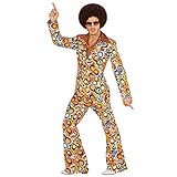 Widmann - Kostüm 70er Jahre Anzug Bubbles, Jackett und Hose, Disco...