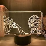 Anime 3D Lampe Naruto Sasuke und Itachi Uchiha LED Nachtlicht Kinder...