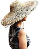 RoB China Sichuan Traditioneller handgewebter Bambushut mit...