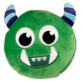 Puckator CUSH223 Relaxeazzz Green Monstarz Monster Runde Plüsch...