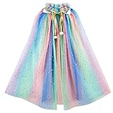 Tacobear Kinder Umhang Prinzessin Bunt Cape Prinzessin Halloween...