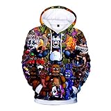 Five Nights at Freddy's Hoodies, 3D gedruckte Unisex FNAF Sweatshirts...