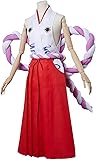 DONLIS Yamato Cosplay Kostüm, Anime One Piece Cos Outfit Kimono im...
