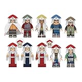Mlida 10 pcs Mini Spielzeugfiguren Set Zusammengebaute Block...