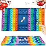 Pop Game Zappelspielzeug,Regenbogen Schachbrett Push Bubble Popper...