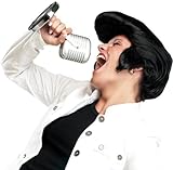 infactory Kostüm-Perücken: Perücke 'Elvis' (Karneval-Perücke)