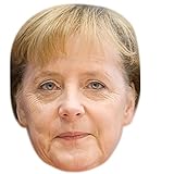 Celebrity Cutouts Angela Merkel Maske aus Karton