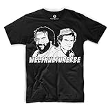 Bud Spencer® Herren Weltkulturerbe T-Shirt (schwarz) (XL)