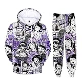 ZOSUO Anime My Hero Academia Jiro Kyoka Hoodie Jogginghose Sets Unisex...