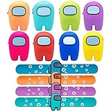 Ropniik 2PCS Among US Figur Münzgeldbörse Among US Mini Süße...