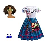 Yigoo Encanto Kostüm Mädchen Mirabel Madrigal Outfit Prinzessin...