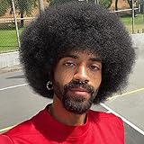 Becus Afro Perücke Brasilianisches Remy Echthaar für Schwarze...