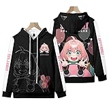 Corsehild Unisex Anime Kapuzenpullover Spy X Family Hoodie Sweatshirt...