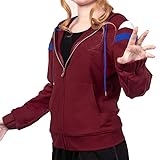 Wanda Maximoff Hoodie Damen Jacke Hoodie Cosplay Kostüm Mantel Kapuze...