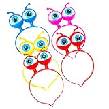 TOYANDONA 5pcs Haarreif mit Augen LED Leuchtende Haarreif Halloween...