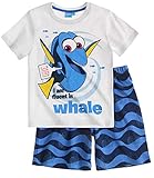 Disney Findet Dory Shorty Pyjama 2016 Kollektion (128, Weiss)