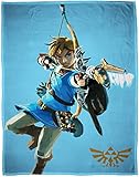 The Legend of Zelda Wohndecke Arrow Blau 160 x 200 cm super weiche...