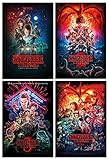 Close Up Stranger Things Poster 4er-Set Season 1-4 61 x 91,5 cm