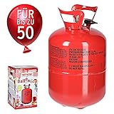 Helium Ballongas für 50 Ballons | Heliumflasche 400L Gasfüllung...