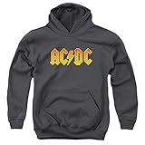 AC/DC - Youth Logo Pullover Hoodie Gr. M, anthrazit