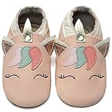 IceUnicorn Krabbelschuhe Baby Lauflernschuhe Jungen Weiche Leder...