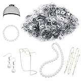9-teiliges Alte-Frauen-Kostüm-Cosplay-Set, Oma-Perückenkappe,...