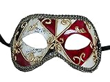 Lannakind Handgefertigte Venezianische Maske Augenmaske Colombina...