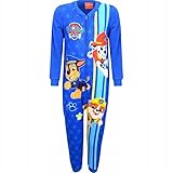 PAW Patrol Jungen Schlafanzug, Jumpsuit Onesie, Kostüm Chase Jumpsuit...