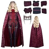 SINSEN Damen Wanda Maximoff Kostüm Scarlet Witch Cosplay Hose Anzug...