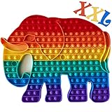 KUNSTIFY XXL POP Regenbogen Fidget Toy Antistress Spielzeug für...