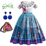 BanKids Encanto Kleid Mirabel Kostüm für Mädchen Madrigal Cosplay...