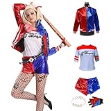 Formemory Quinn Cosplay Kostüme Damen, Weihnachten Halloween Kostüm...