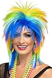 Smiffys, Damen 80er Jahre Punk Perücke, One Size, Bunt, 41406
