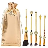 ZHUYAO 5 Stück Harry Potter Make-up Pinsel Set mit Beutel, Anime...