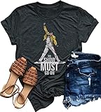 Vintage Queen T-Shirt The Show Must Go On Summer Lustiges Freddie...