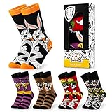 LOONEY TUNES Socken Herren, 5er Pack Herren Socken, Bunte Socken,...