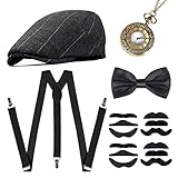 NITAIUN 20er Jahre Herren Accessoires, 1920er Herren Zubehör, Gatsby...