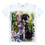 Sword Art Online Kirigaya Kazuto T-Shirt Y?ki Asuna Kostüm Cosplay