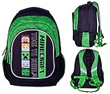 ASTRA Dreifächiger Schulrucksack MOTIV - Minecraft Figuren Rucksack...