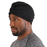 CHARM Krepp Twist Turban Unisex - Boho Kopftuch Arabische Sikh Kostüm...