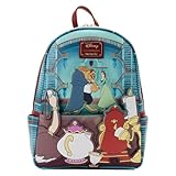 Loungefly - Mini Sac A Dos Disney Beauty And The Beast - Library Scene...