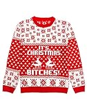 Ugly Christmas Sweater - It's Christmas Bitches Weihnachtspulli...