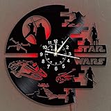 Star Wars Vinyl-Schallplatten-Wanduhr Heimdekoration Kreative...