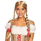 Boland 86117 - Perücke Heidi mit geflochtenen Zöpfen, blondes...