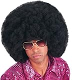 Carnival Toys 2971 - Perücke Afro, 40 cm, schwarz