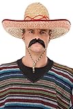 Sombrero Strohhut Extra-groß mit Kordel, One Size