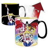 ABYstyle Sailor Moon - Groupe - Mug thermoréactif 460ml, Mehrfarbig,...